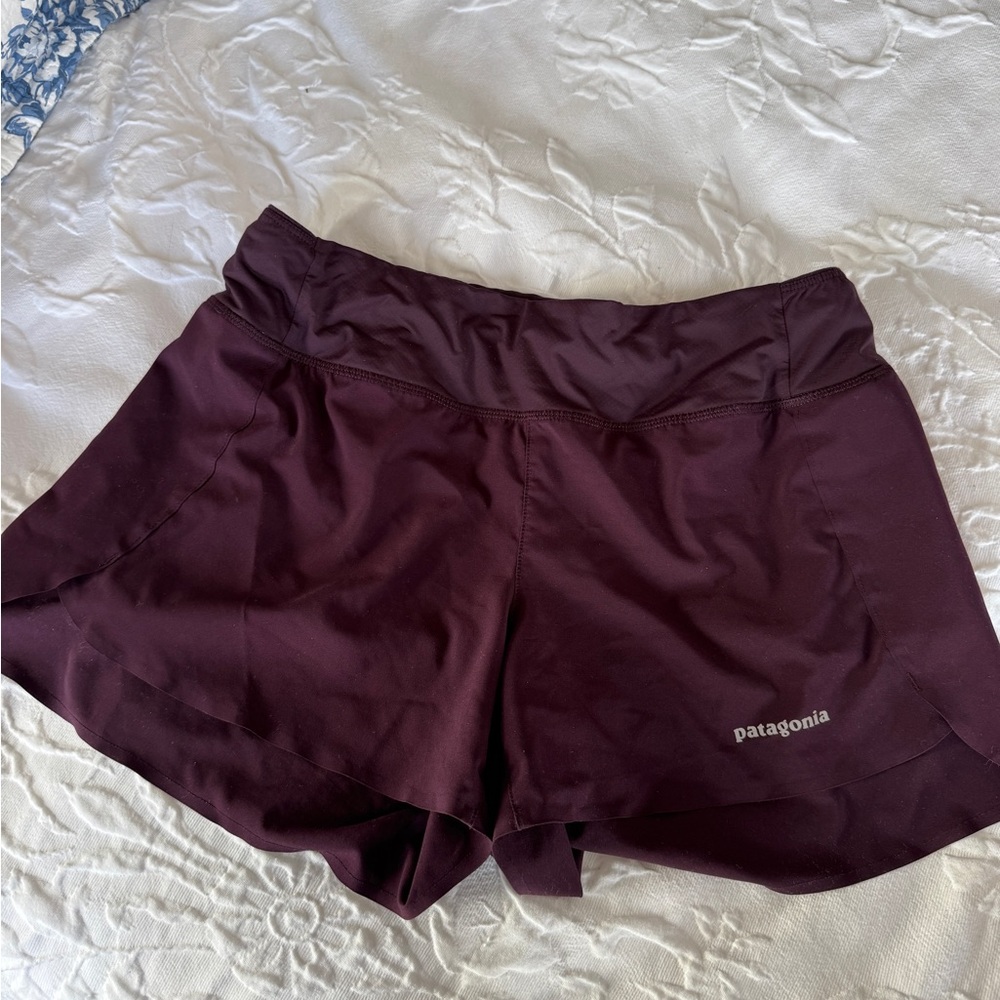 Patagonia Women's Strider Pro Shorts - 3½" Deep Purple Athletic Shorts Size M